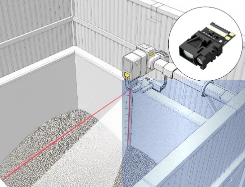 LDL-T Laser Distance Sensor for Reliable Grain Silo Height & Level Measurement